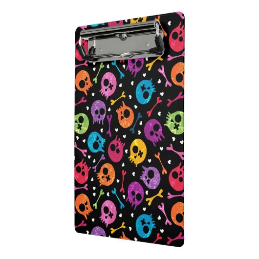 Skullpatroon 2 mini klembord (Angled2)