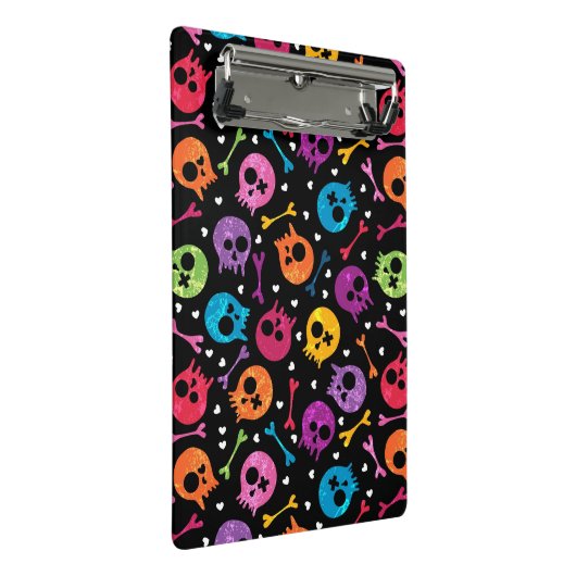 Skullpatroon 2 mini klembord (Schuin)