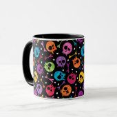 Skullpatroon 2 mok (Voorkant links)