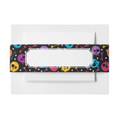 Skullpatroon 2 uitnodigingen wikkel (Voorkant Voorbeeld)