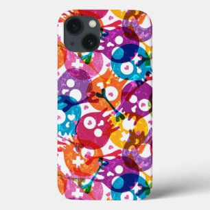 Skullpatroon 3 iPhone 13 hoesje