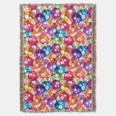 Skullpatroon 3 deken (Voorkant Verticaal)