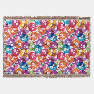 Skullpatroon 3 deken