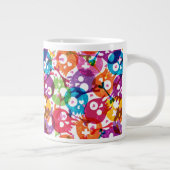 Skullpatroon 3 grote koffiekop (Rechts)