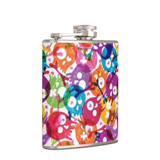 Skullpatroon 3 heupfles (Rechts)