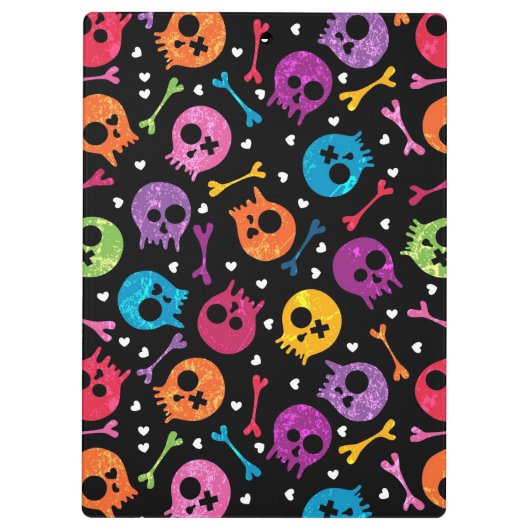 Skullpatroon 3 klembord (Achterkant)