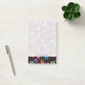 Skullpatroon 3 post-it® notes (Kantoor)