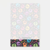 Skullpatroon 3 post-it® notes (Voorkant)