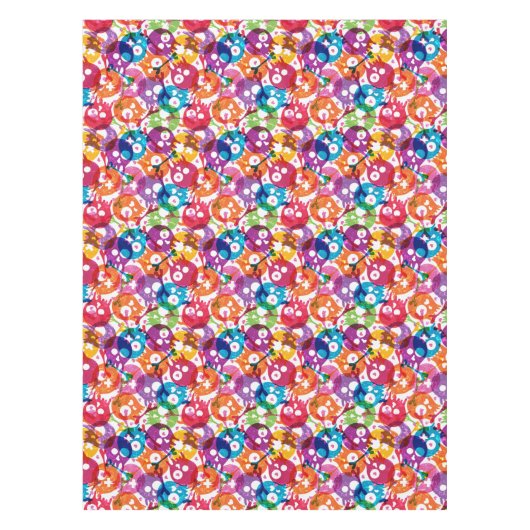 Skullpatroon 3 tafelkleed (Voorkant)