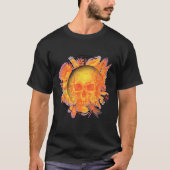 Skulls and Blooms Rustic T-shirt (Voorkant)