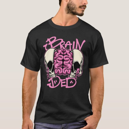 Skulls and Brain streetwear  T-shirt (Voorkant)