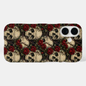 Skulls and Briar Rose Case-Mate iPhone Case (Achterkant (horizontaal))