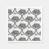 Skulls and Crows Napkins Servet (Voorkant)