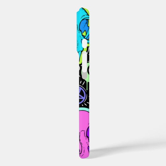 Skulls and hearts Case-Mate iPhone case (Achterkant / Links)