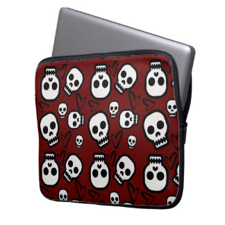 Skulls and Hearts Laptop carrier Laptop Sleeve