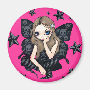 "Skulls and Stars" Magneet