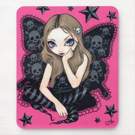 "Skulls and Stars" Mousepad Muismat (Voorkant)