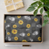 Skulls and Sunflower Series Design 12 Tissuepapier (Geschenk)
