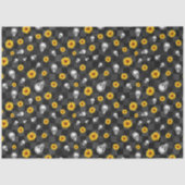 Skulls and Sunflower Series Design 12 Tissuepapier (Voorkant)