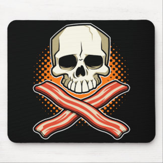 Skulls & Bacon Logo Mousepad Muismat