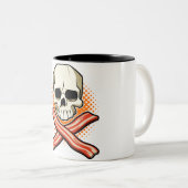 Skulls & Bacon Two_Tone Mok (Voorkant rechts)