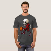 Skulls basketball player / basketball skull T-Shir T-shirt (Voorkant volledig)
