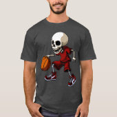 Skulls basketball player / basketball skull T-Shir T-shirt (Voorkant)