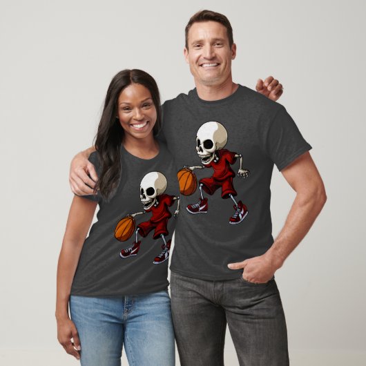 Skulls basketball player / basketball skull T-Shir T-shirt (Unisex)