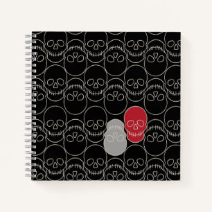 Skulls - Bat Black en Bone White Notitieboek