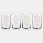 Skulls Blikvorm Glas (Achterkant)