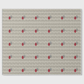 Skulls - Bone White en Bat Black Cadeaupapier (Vlak)