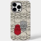Skulls - Bone White en Bat Black Case-Mate iPhone Case (Achterkant)