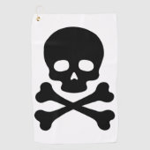 Skulls Bones Golfhanddoek (Voorkant)