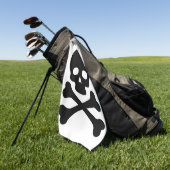 Skulls Bones Golfhanddoek (Groen)