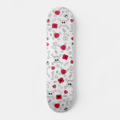 Skulls, Botten en gebroken harten Skateboard (Voorkant)