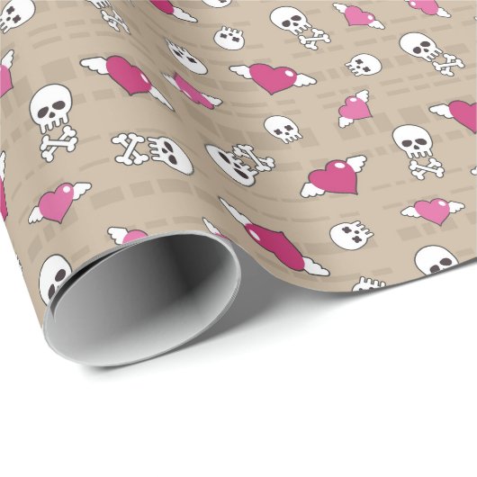 Skulls Cadeaupapier (Rol Hoek)