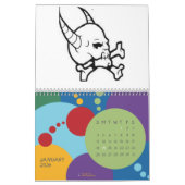 SKULLS CALENDAR KALENDER (Jan 2026)