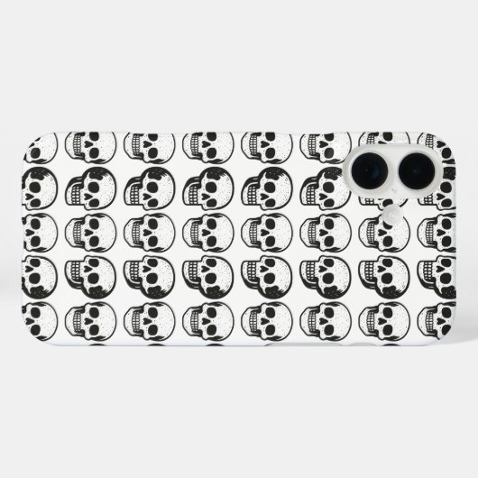 Skulls Case-Mate iPhone Case (Achterkant (horizontaal))