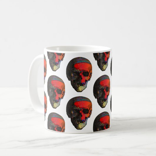 Skulls Colorful Koffiemok (Voorkant links)