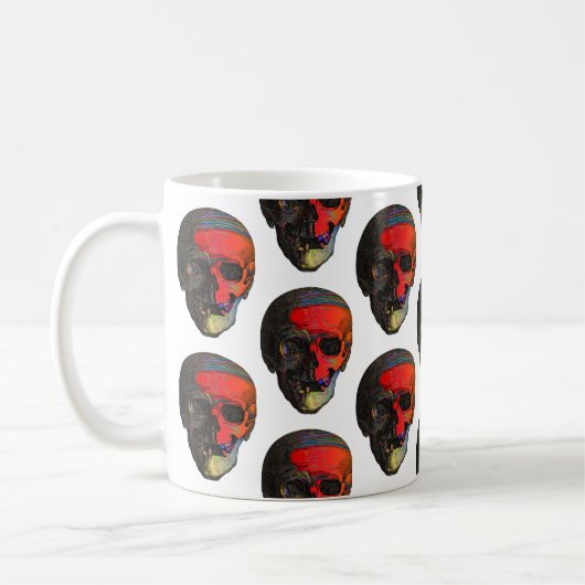 Skulls Colorful Koffiemok (Links)