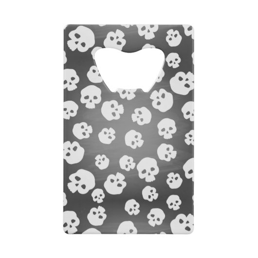 Skulls Creditkaart Flessenopener (Voorkant)