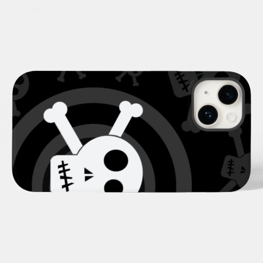 =[ Skulls & Crossbones ]= Case-Mate iPhone Case (Achterkant (horizontaal))