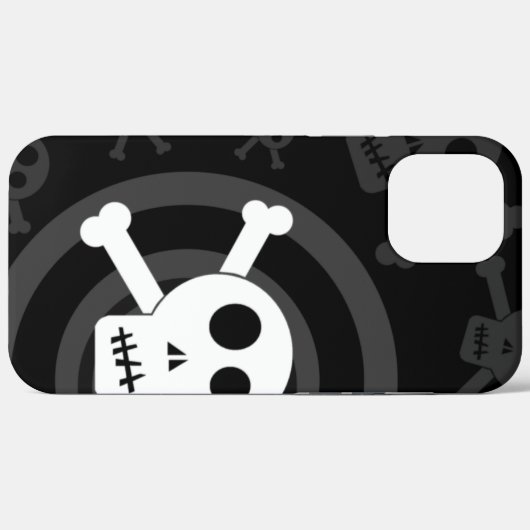 = [ Skulls & Crossbones ]= OtterBox iPhone Case (Achterkant (horizontaal))