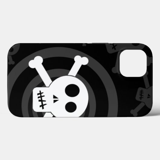= [ Skulls & Crossbones ]= OtterBox iPhone Case (Achterkant (horizontaal))