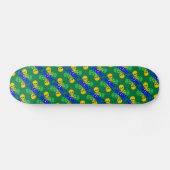 Skulls & Crossbones Patroon Skateboard (Horizontaal)