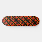 Skulls & Crossbones Patroon Skateboard (Horizontaal)