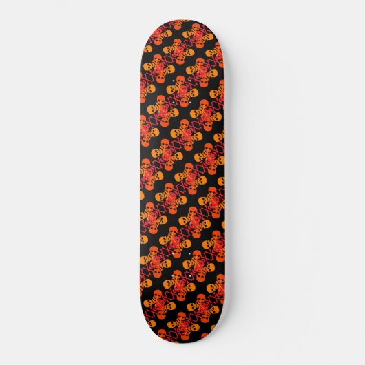 Skulls & Crossbones Patroon Skateboard (Voorkant)