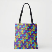 Skulls & Crossbones Patroon Tote Bag (Voorkant)
