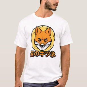 Skulls - Cute Kawaii Anime Fox - Japanse estheti T-shirt