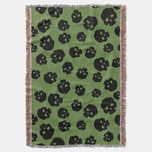 Skulls Deken (Voorkant Verticaal)